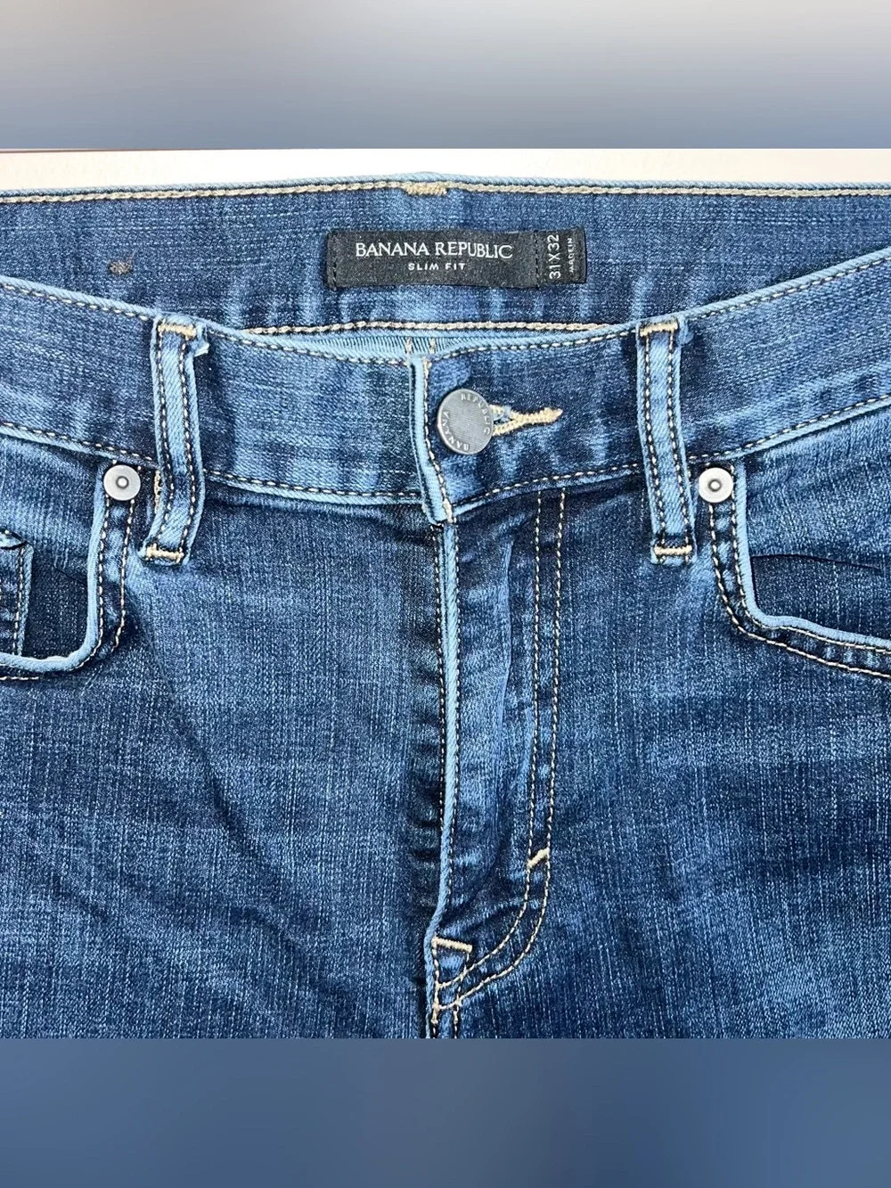 Banana Republic Slim Fit Jeans Men’s 31x32 Blue